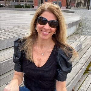 Black Puff Sleeve Sweater